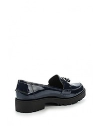 Женские темно-синие кожаные лоферы от Ana Lublin