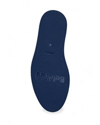 Мужские темно-синие кожаные лоферы от Baldinini