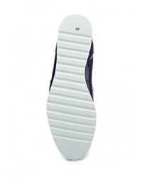 Женские темно-синие кожаные лоферы от Bambu Europa