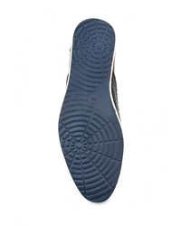 Мужские темно-синие кожаные лоферы от Bata