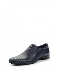 Мужские темно-синие кожаные лоферы от Calipso