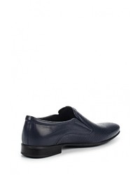 Мужские темно-синие кожаные лоферы от Calipso