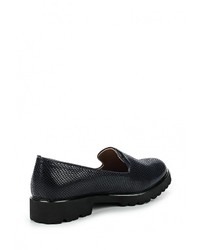 Женские темно-синие кожаные лоферы от Enjoin'