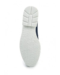 Женские темно-синие кожаные лоферы от Guapissima