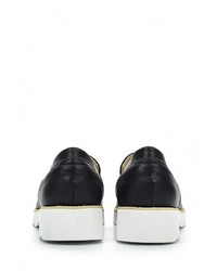 Женские темно-синие кожаные лоферы от LOST INK