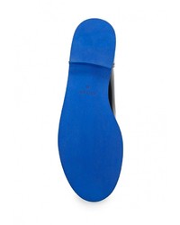 Женские темно-синие кожаные лоферы от Valley