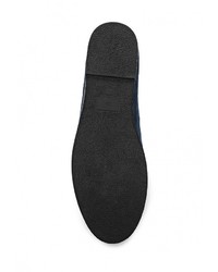 Женские темно-синие кожаные лоферы от Vitacci