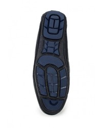 Мужские темно-синие кожаные мокасины от Botticelli Limited