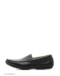 Мужские темно-синие кожаные мокасины от El Tempo