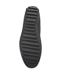 Мужские темно-синие кожаные мокасины от iD active