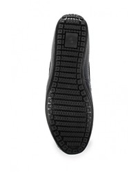 Мужские темно-синие кожаные мокасины от Instreet