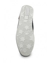 Мужские темно-синие кожаные мокасины от Niweile