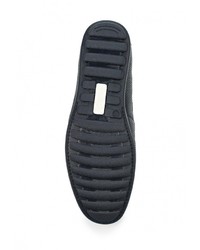 Мужские темно-синие кожаные мокасины от Quattrocomforto