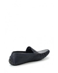 Мужские темно-синие кожаные мокасины от Terra Impossa