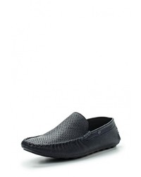 Мужские темно-синие кожаные мокасины от Terra Impossa