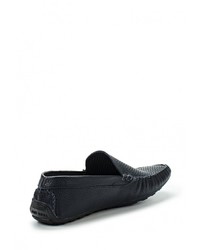 Мужские темно-синие кожаные мокасины от Terra Impossa