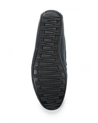 Мужские темно-синие кожаные мокасины от Terra Impossa