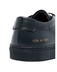 Мужские темно-синие кожаные низкие кеды от Common Projects