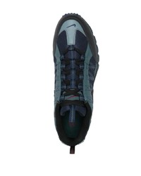 Мужские темно-синие кожаные низкие кеды от Nike