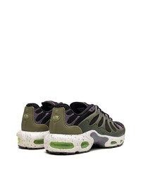 Мужские темно-синие кожаные низкие кеды от Nike