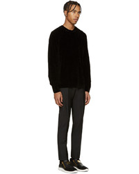 Мужские темно-синие кожаные низкие кеды от Giuseppe Zanotti