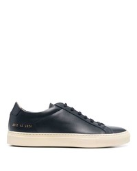 Мужские темно-синие кожаные низкие кеды от Common Projects