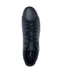 Мужские темно-синие кожаные низкие кеды от Tommy Jeans