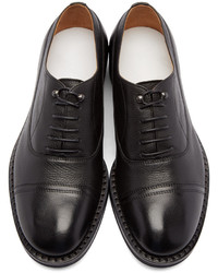 Темно-синие кожаные оксфорды от Maison Margiela