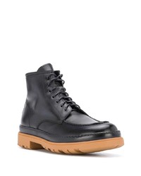 Мужские темно-синие кожаные повседневные ботинки от Doucal's