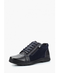 Мужские темно-синие кожаные повседневные ботинки от T.Taccardi