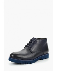Мужские темно-синие кожаные повседневные ботинки от Vitacci