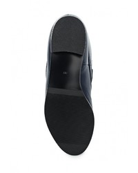 Темно-синие кожаные полусапоги от Gold Key