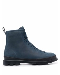 Мужские темно-синие кожаные рабочие ботинки от Camper