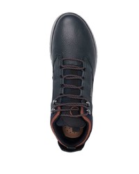 Мужские темно-синие кожаные рабочие ботинки от Geox