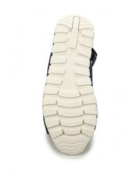 Темно-синие кожаные сандалии на плоской подошве от Betsy