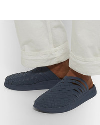 Мужские темно-синие кожаные сандалии от Malibu