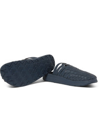 Мужские темно-синие кожаные сандалии от Malibu