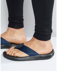 Мужские темно-синие кожаные сандалии от Dr. Martens