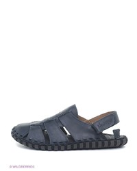 Мужские темно-синие кожаные сандалии от NexPero