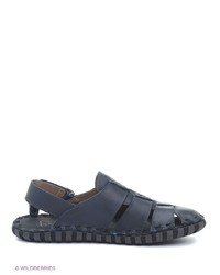 Мужские темно-синие кожаные сандалии от NexPero