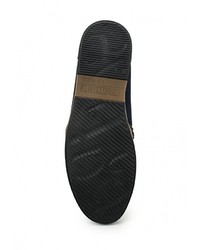 Мужские темно-синие кожаные слипоны от Instreet