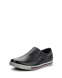 Мужские темно-синие кожаные слипоны от Instreet