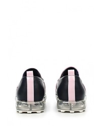 Женские темно-синие кожаные слипоны от LOST INK