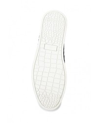 Мужские темно-синие кожаные слипоны от Vitacci