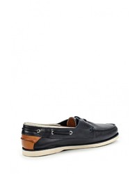 Темно-синие кожаные топсайдеры от Aldo