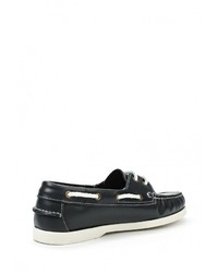 Темно-синие кожаные топсайдеры от Beverley Box