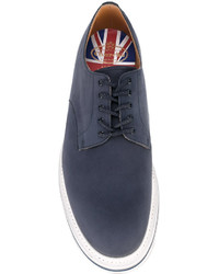 Темно-синие кожаные топсайдеры от Church's