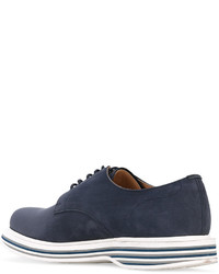 Темно-синие кожаные топсайдеры от Church's