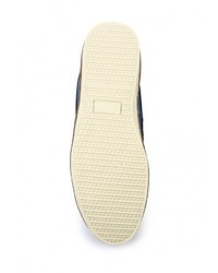 Темно-синие кожаные топсайдеры от Francesco Donni