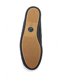 Темно-синие кожаные топсайдеры от Mango Man